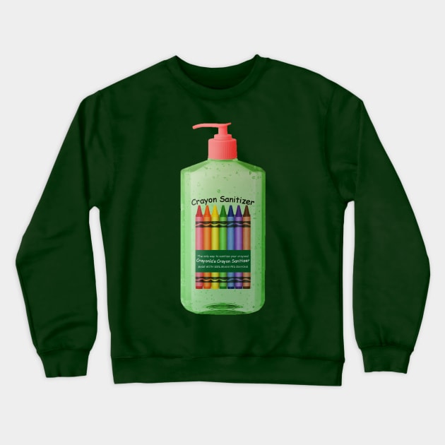 crayon sanitizer Crewneck Sweatshirt by baeb